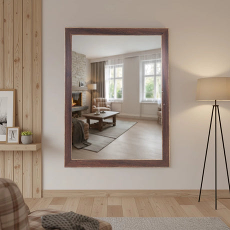 Espejo, Marco Clásico, Color Café