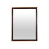 Espejo en Forma de Rectángulo, Color Café