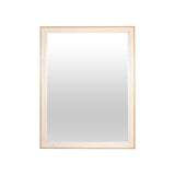 Espejo en Forma de Rectángulo, Color Crema