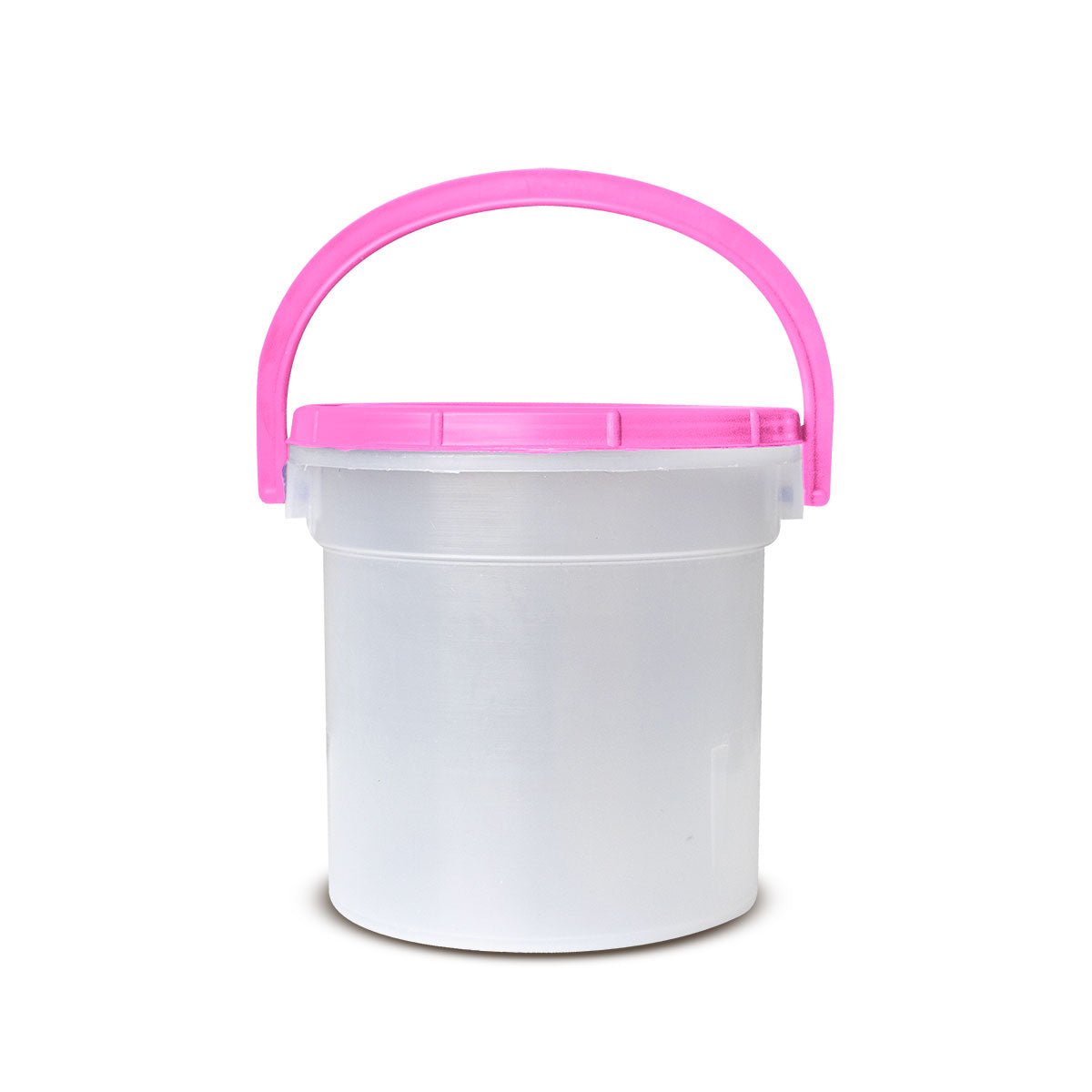 Cubeta Lechera con Tapa color Rosa 1.5L