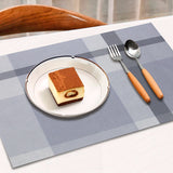 Mantel Individual para Comer color Gris con Beige 30x45cm