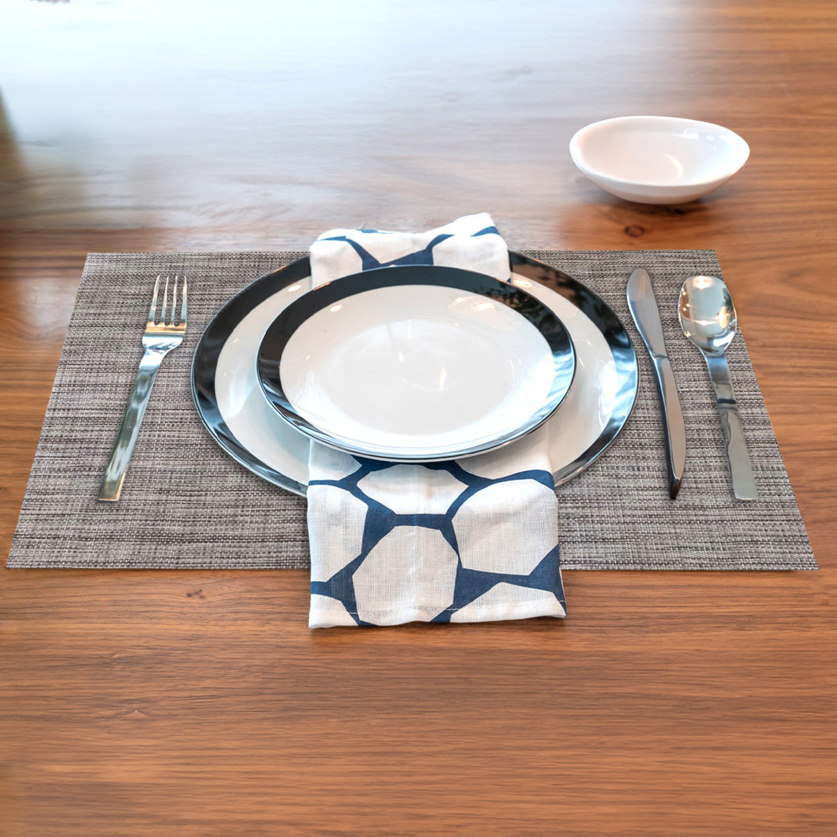 Mantel Individual Gris, 30x45 cm