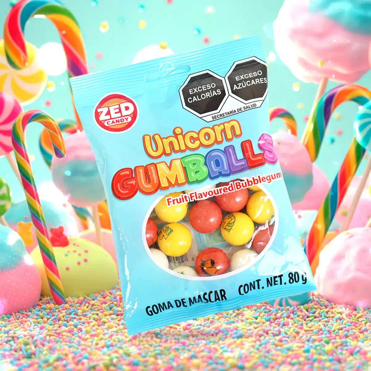 Goma de Mascar, Unicornio, Zed Candy