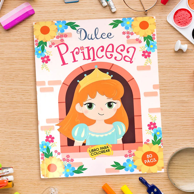 Libro para Colorear, Dulce Princesa
