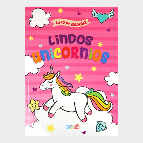 Libro para Colorear, Lindos Unicornios
