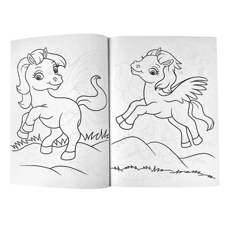 Libro para Colorear, Lindos Unicornios