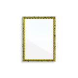 Espejo con Marco Tipo Mármol Beige 15x11cm