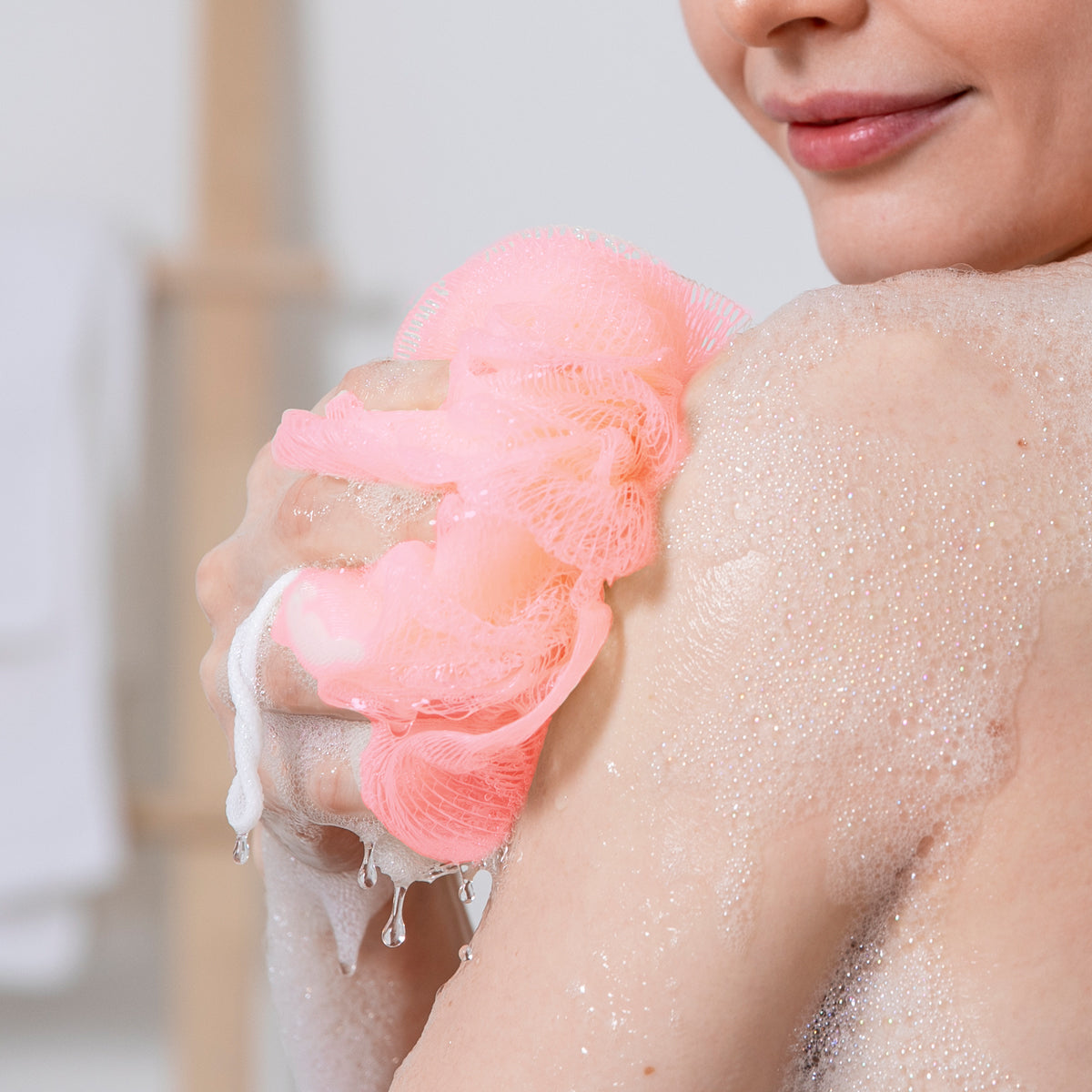 Esponja Corporal color Rosa Para Niños