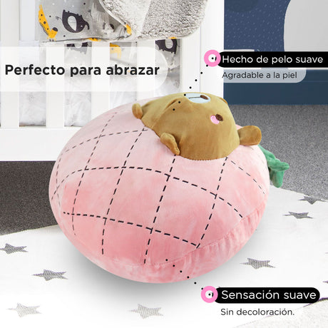 3X2 Piña de Peluche con Oso Rosa