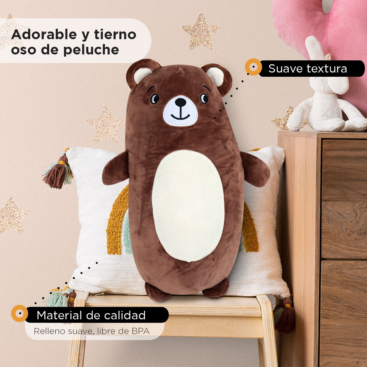 3X2 Oso de Peluche