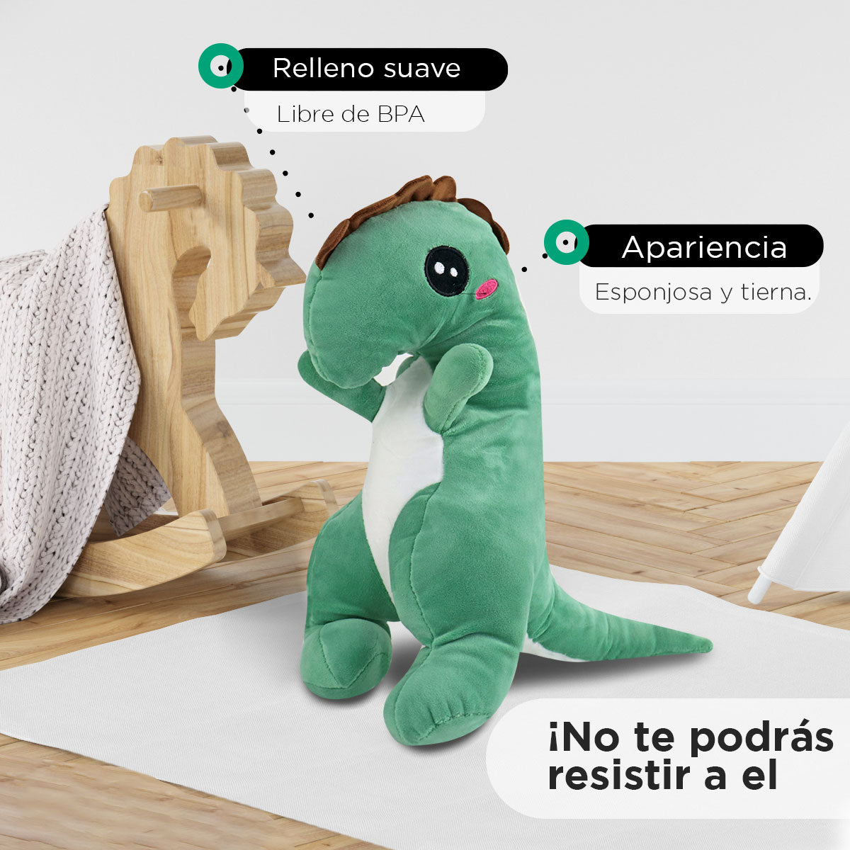 3X2 Dinosaurio de Peluche