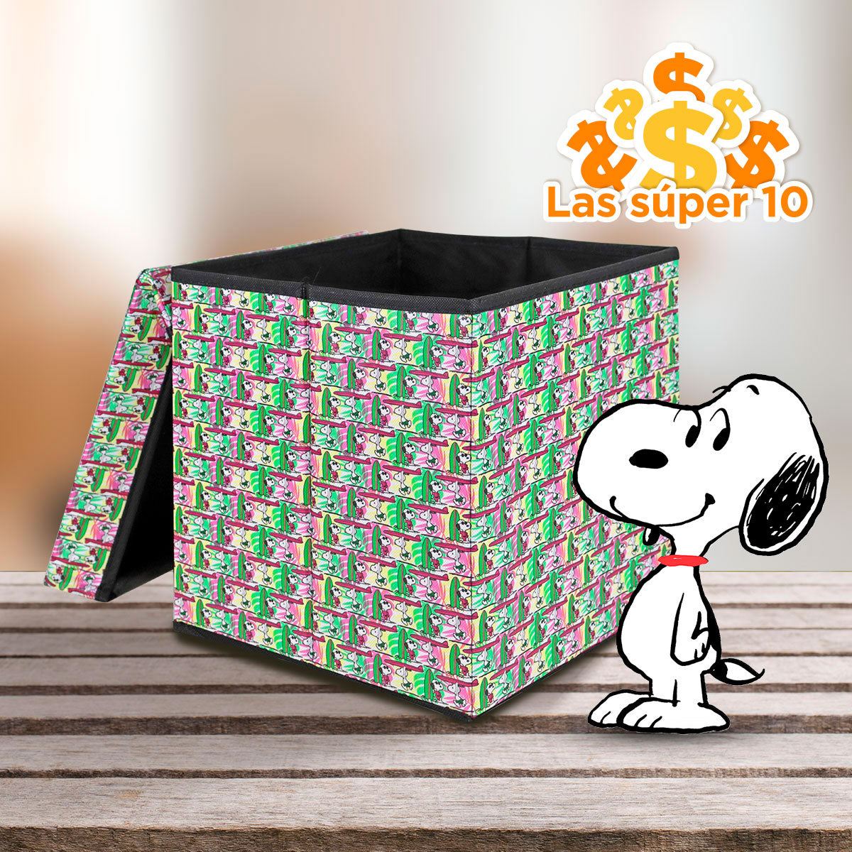 Organizador Plegable Peanuts 30 x 30 cm