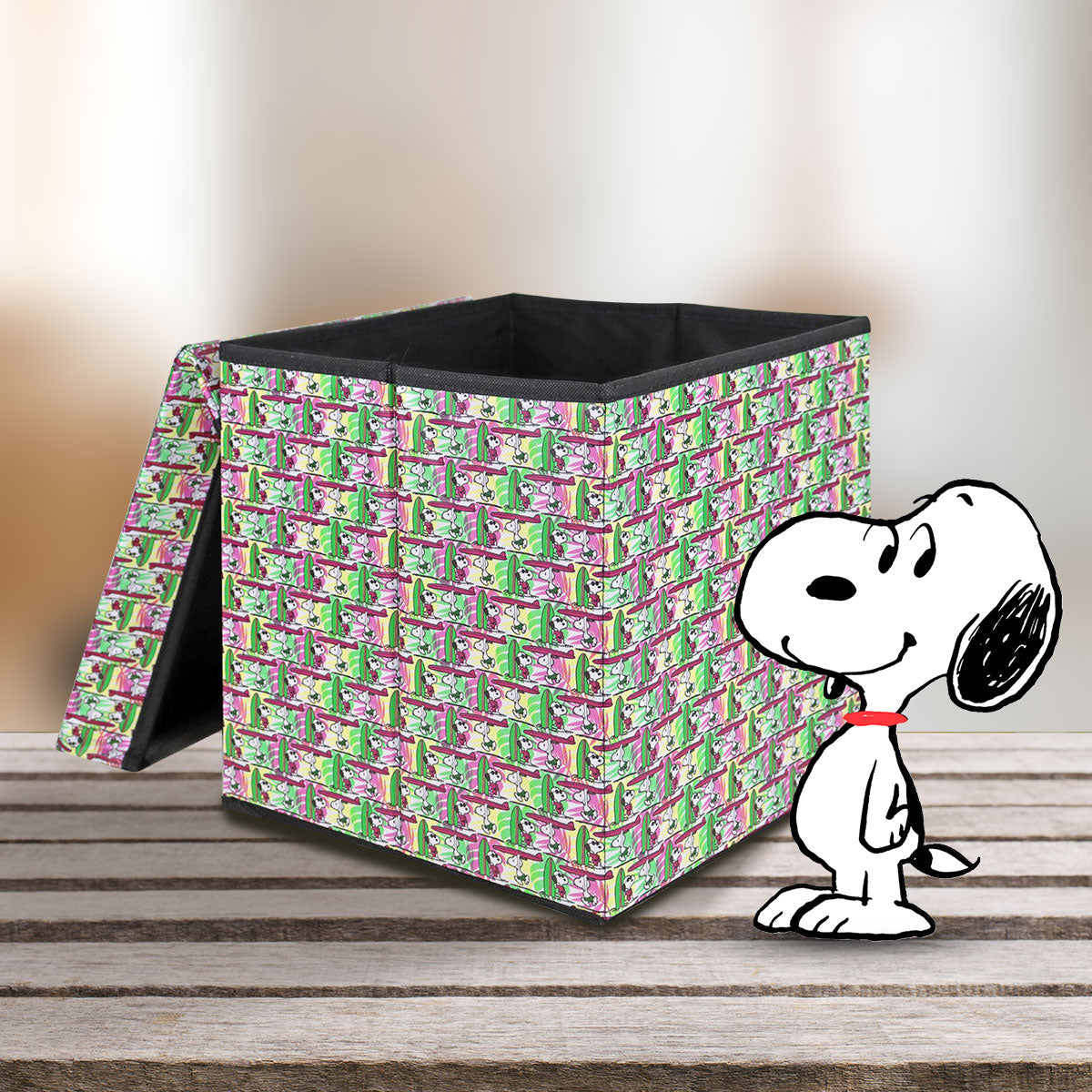 Mega Pack de 8 Organizadores Plegables Peanuts 30 x 30 cm