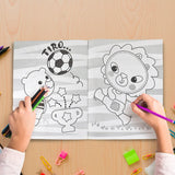 Libro para Colorear, Fútbol y Amistad