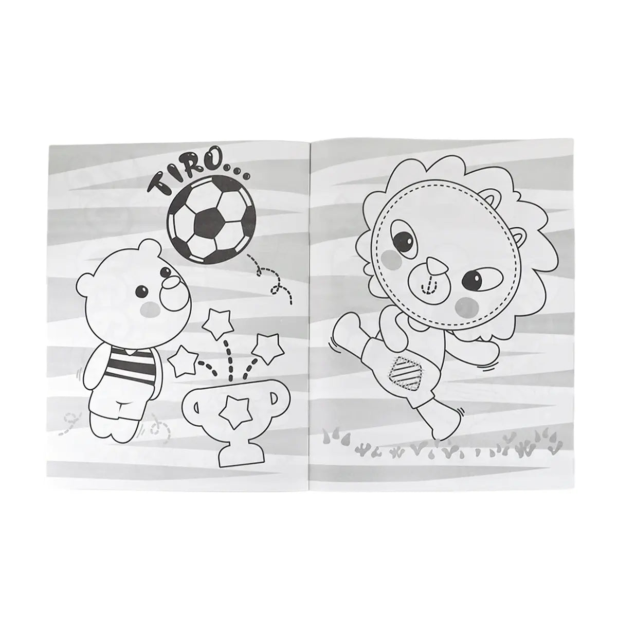 Libro para Colorear, Fútbol y Amistad