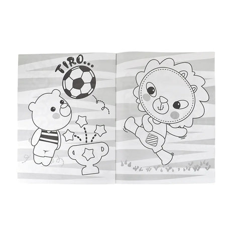 Libro para Colorear, Fútbol y Amistad