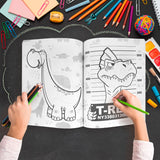 Libro para Colorear de Dinosaurios 144 pg.