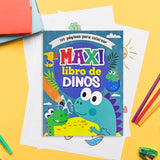 Libro para Colorear de Dinosaurios 144 pg.