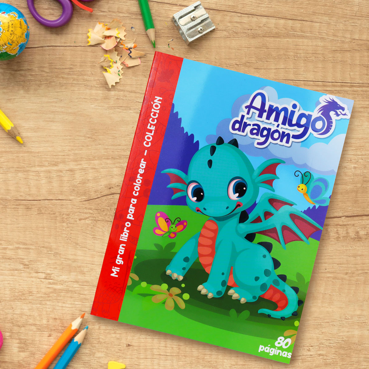 Dragoncitos: Libro Para Colorear, Disfrutar Y Relajarse, Para