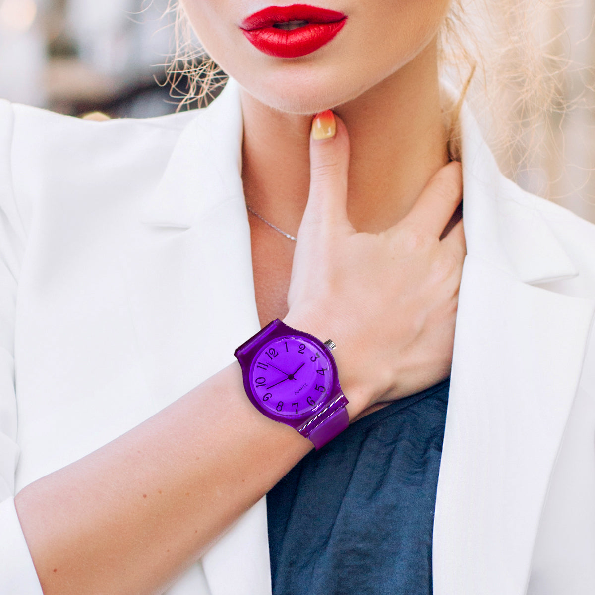 Reloj color Morado para Dama