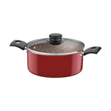 Batería de Cocina Tramontina Ankara 12 Piezas Roja 27899522