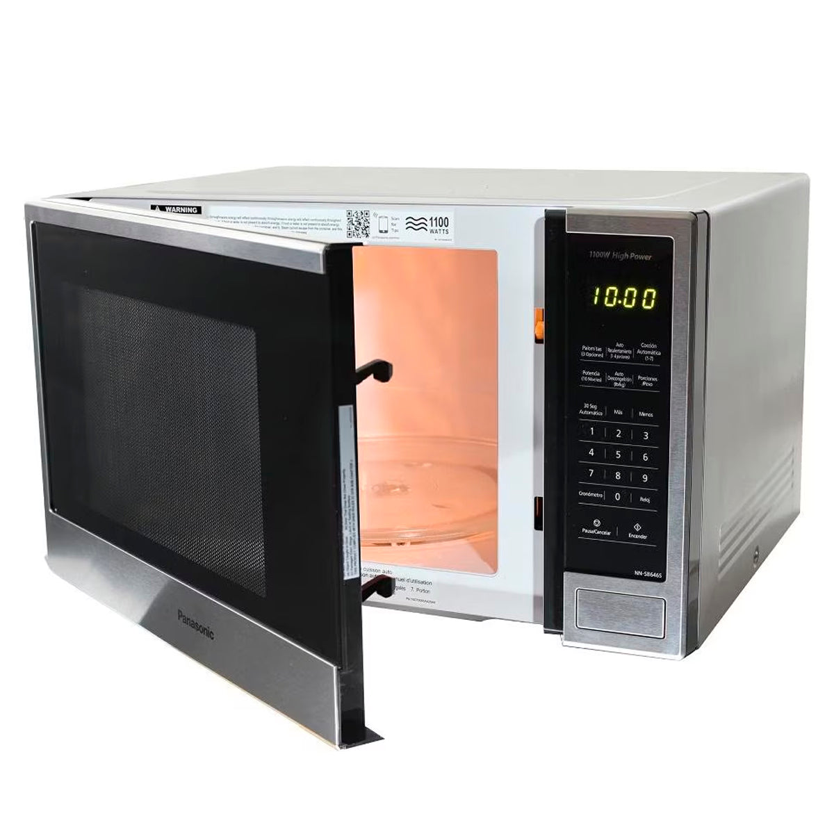 HORNO DE MICROONDAS PANASONIC MOD. NN-SB646SRUH 1.3p3**