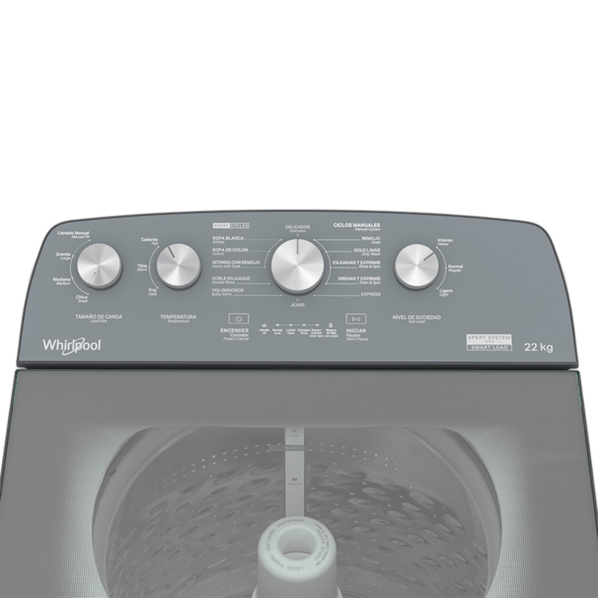 LAVADORA WHIRLPOOL MOD. 8MWTW-2224WJM 22KG**