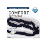 COLCHONETA CONFORT SPRING AIR IMPERMEABLE BLANCO INDIVIDUAL**