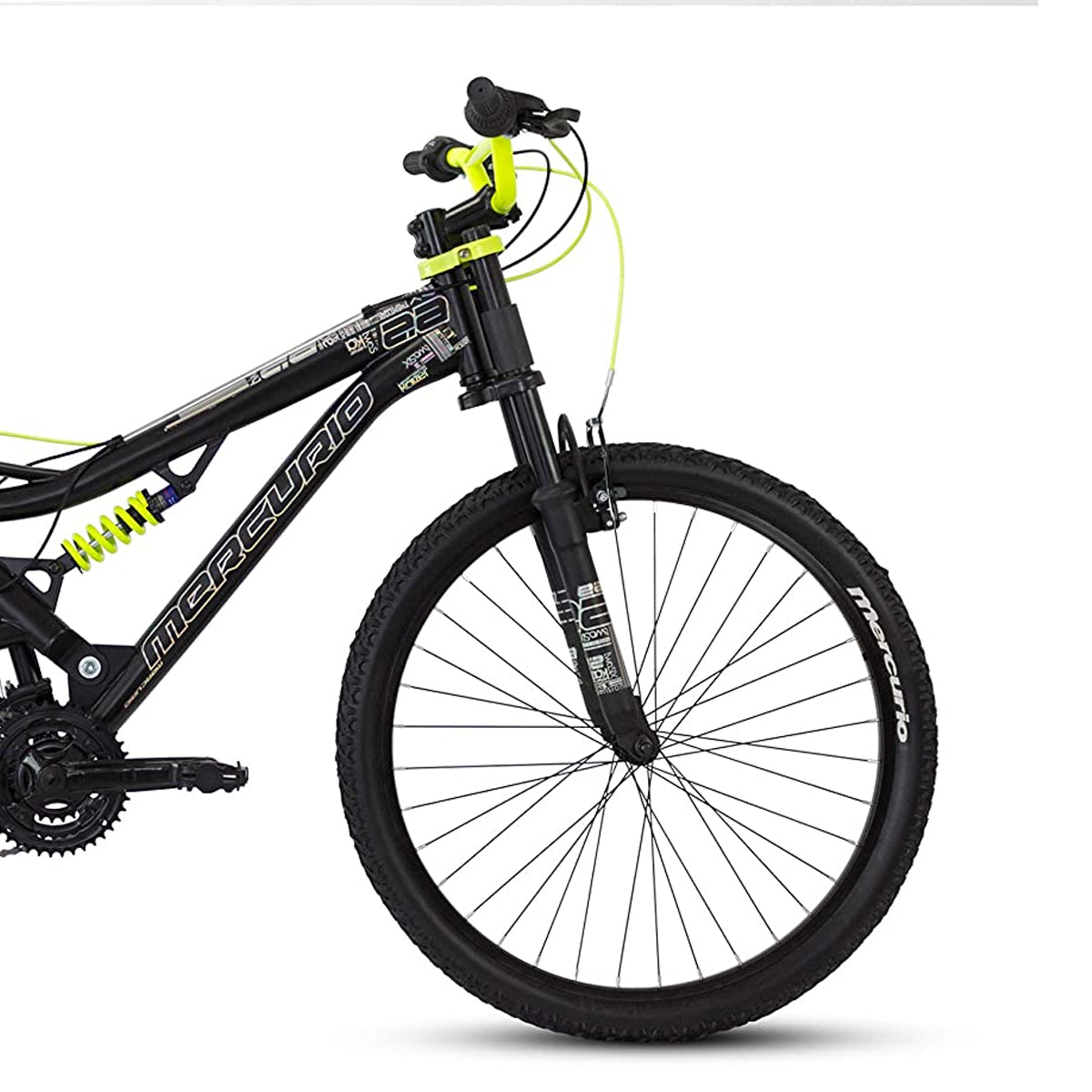 BICICLETA MERCURIO KAIZER RD.26 21V D/S NGO/VER/GRIS 20054 **