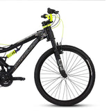 BICICLETA MERCURIO KAIZER RD.26 21V D/S NGO/VER/GRIS 20054 **