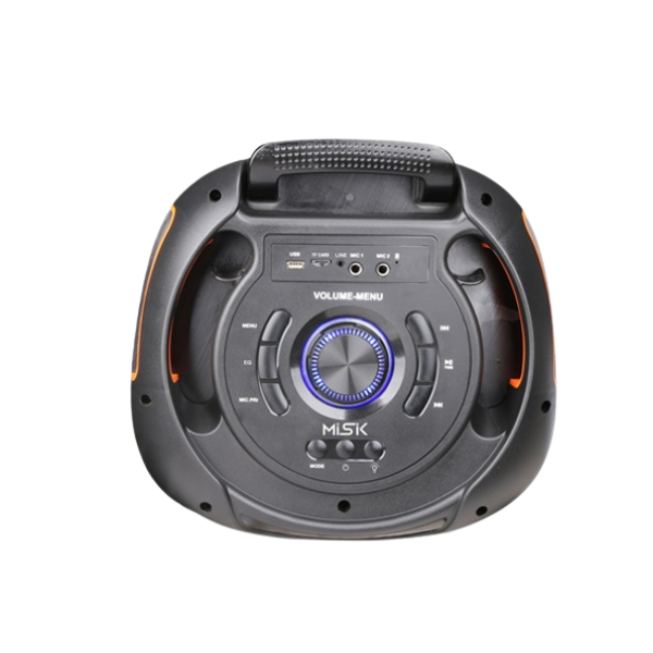 BAFLE MISIK  MOD. MB2220,  PORTATIL ONE BODY, DOBLE 12" **