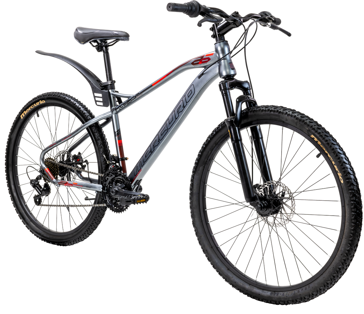 BICICLETA MERCURIO MTB KAIZEE R26 GRAFITO 21V 21969**