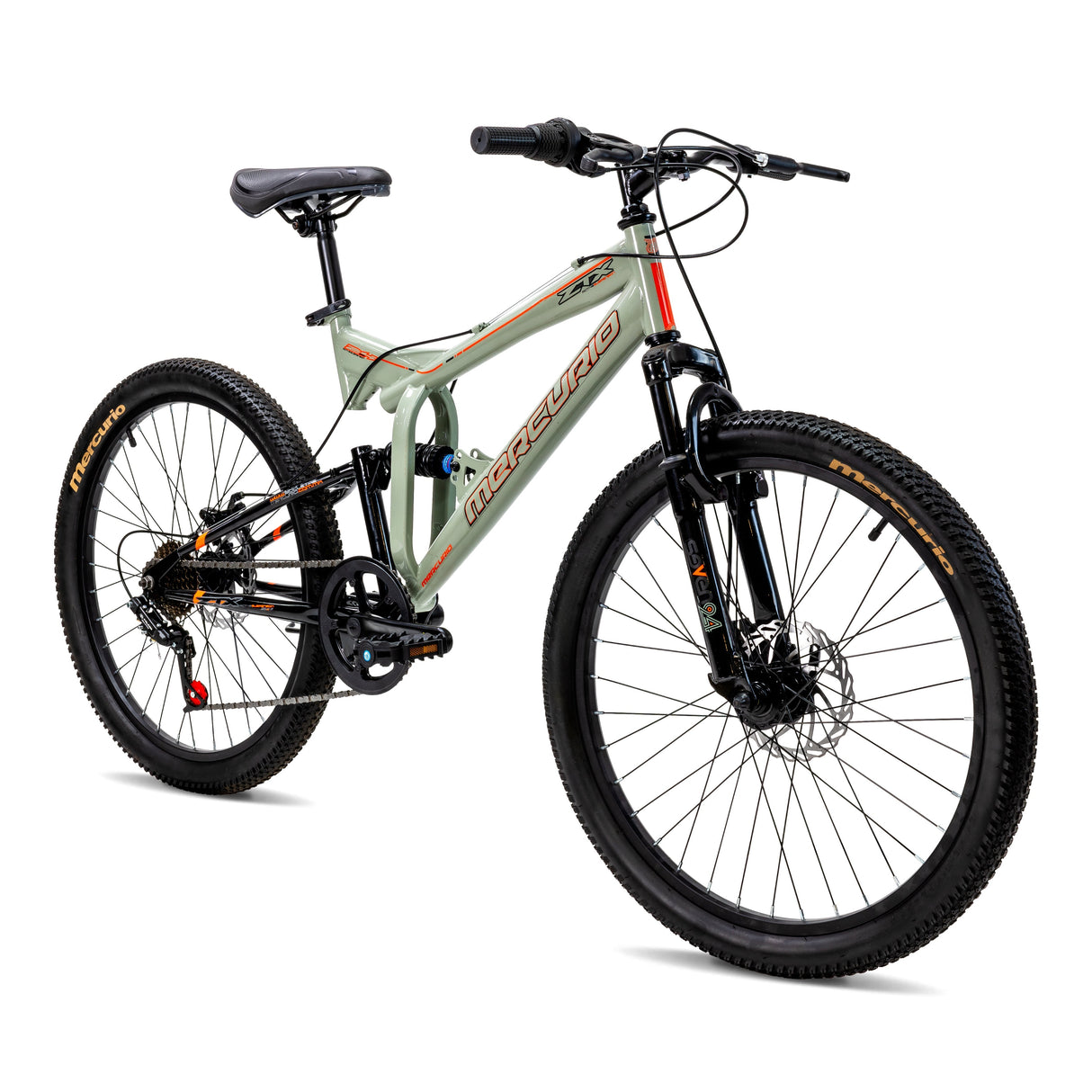 BICICLETA MERCURIO ZTX R24 GRIS 21V 22201**