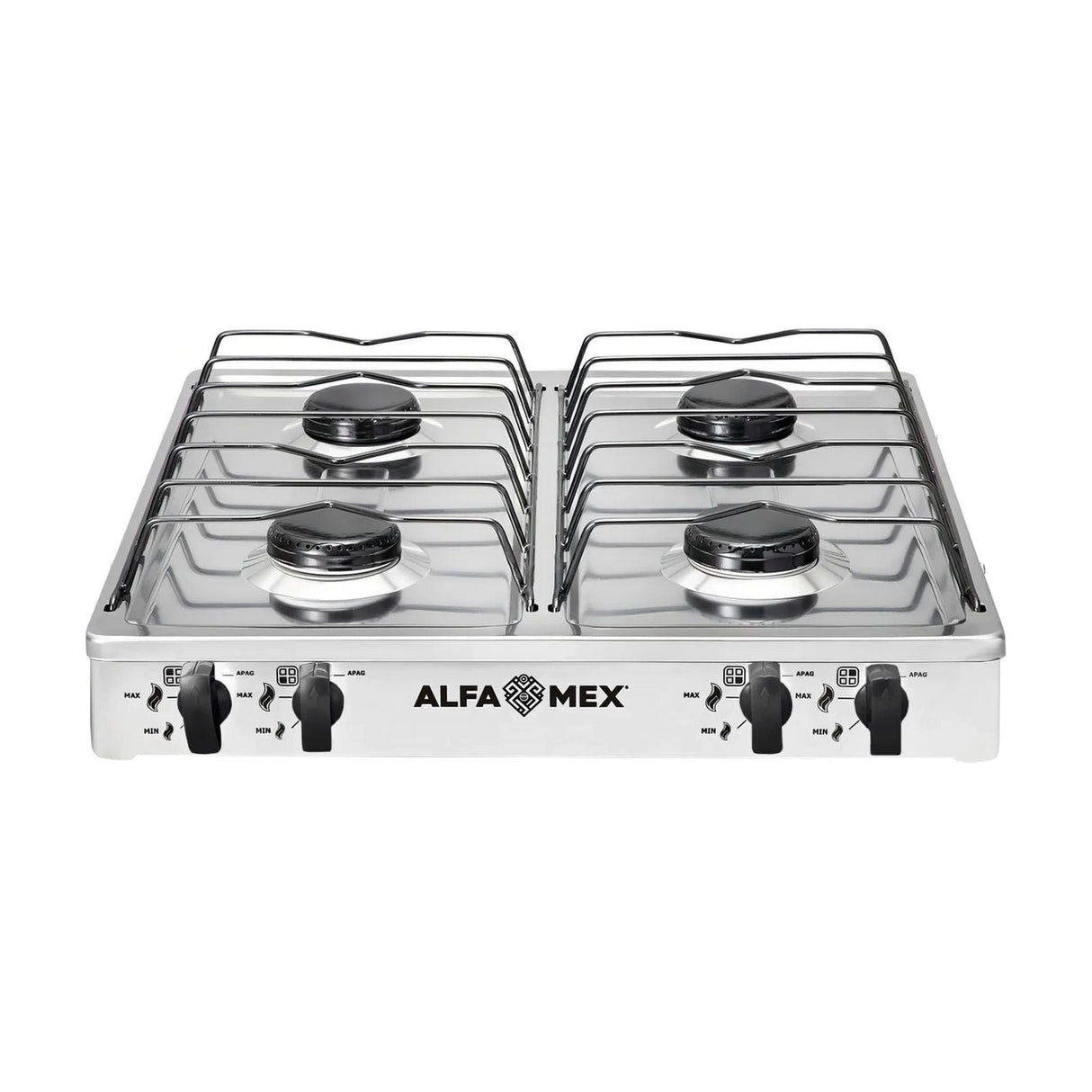 Parrilla de Gas Alfamex 4 Quemadores Blanco 312