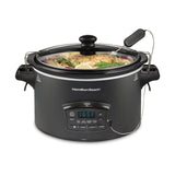 Olla de Cocción Lenta Hamilton Beach Defrost & Go 5.7 Litros 33962