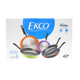 Jgo De Sartenes Ekco 35808 5pack Colors 18, 20, 24, 26, 30 Cm*
