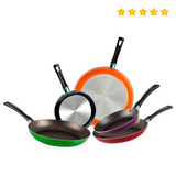 Jgo De Sartenes Ekco 35808 5pack Colors 18, 20, 24, 26, 30 Cm*
