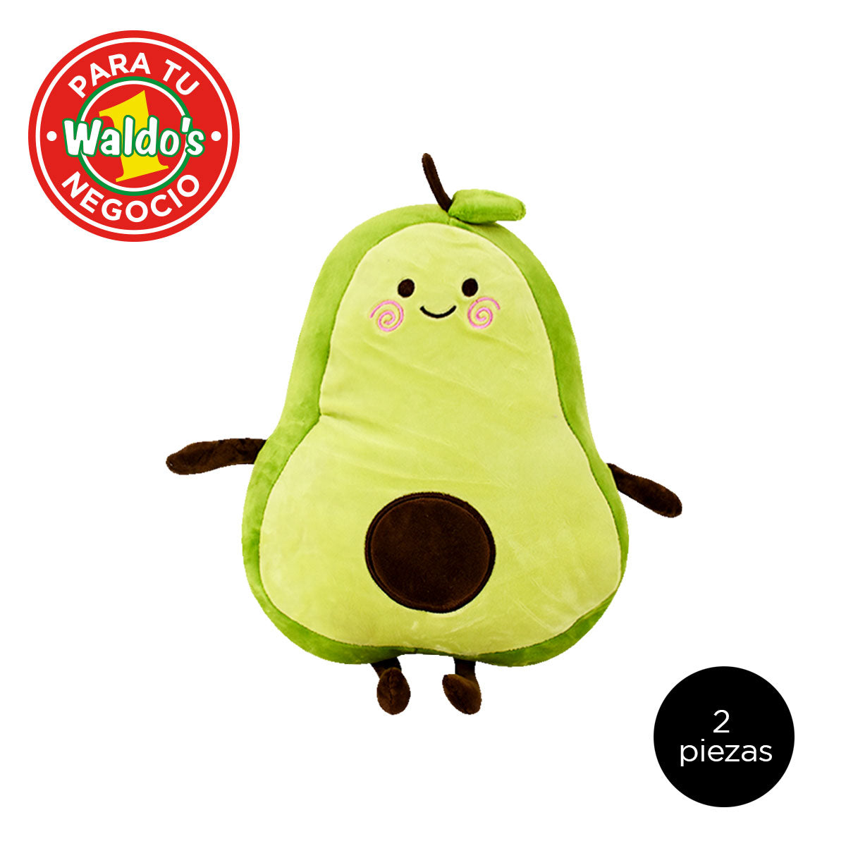 Aguacate de Peluche, Set de 2 peluches por $199.99