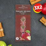 3X2 Velas Aromáticas Tea Light Manzana Canela