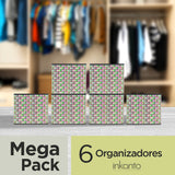 Mega Pack de 6 Organizadores Plegables Peanuts 30 x 30 cm