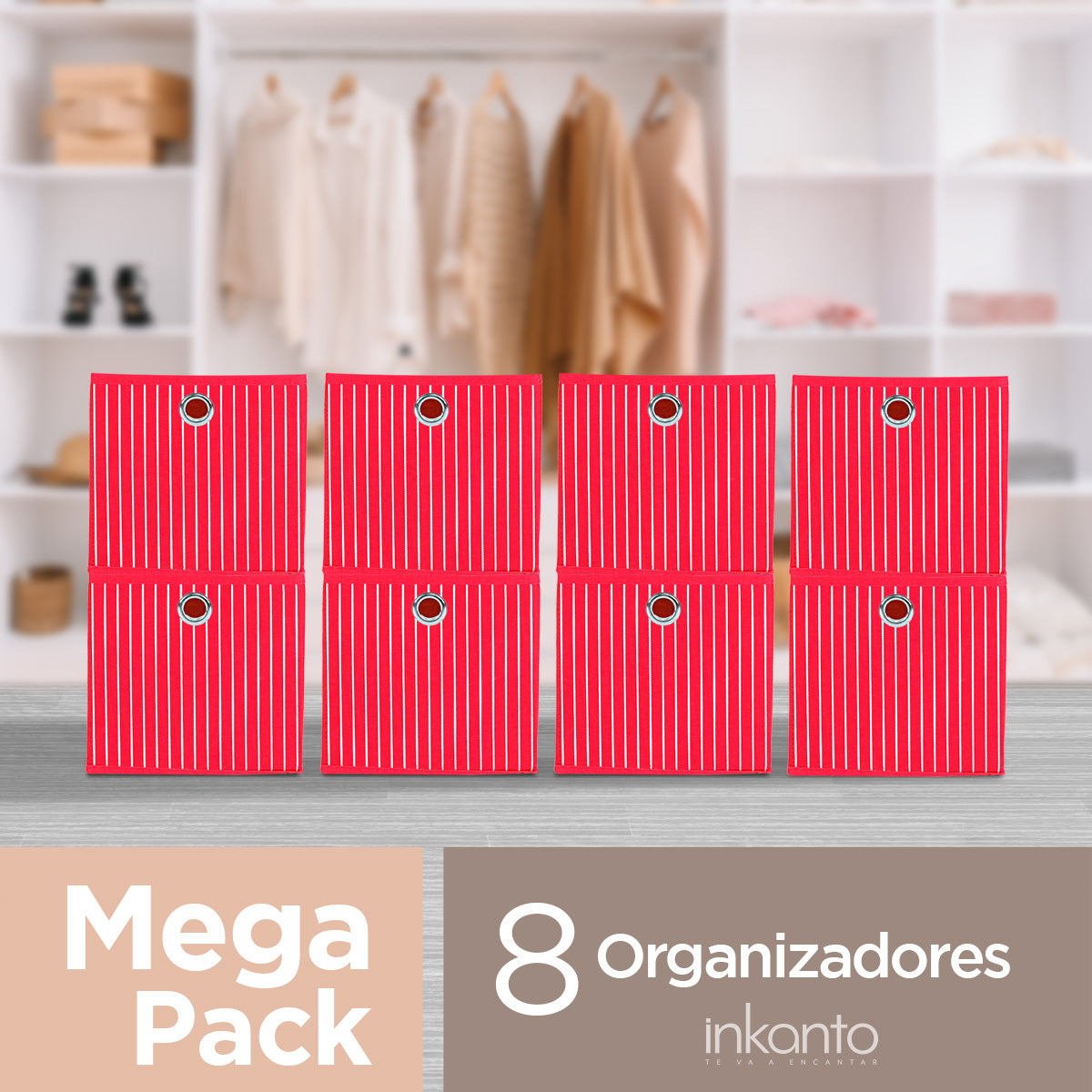 Mega Pack Organizadores para Refrigerador, con 8 piezas – Waldo's