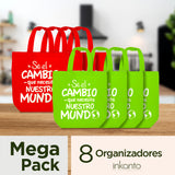 Mega Pack de 8 Bolsas Ecológicas 51x40x17cm