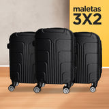 Set de Maletas de Viaje Bolton: ¡Llévate 3 y paga 2!, 37x23x55cm