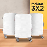 Set de Maletas de Viaje Luna: ¡Llévate 3 y paga 2!, 37x23x55cm