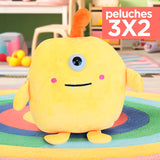 3x2 Mochila de Monstruo de Peluche Amarillo