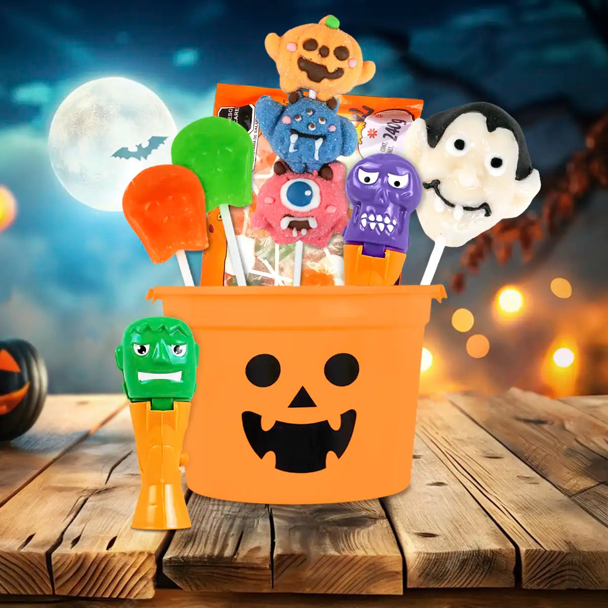 Kit de Calaverita: Dulce Magia de Halloween, Color Naranja