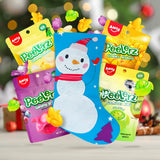 Kit Navideño, Bota Navideña Color Azul + Gomitas Pelables