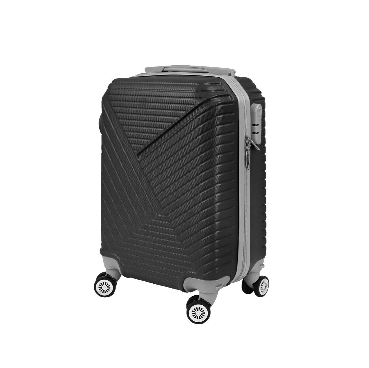 Set de Maletas de Viaje Osaka, Color Negro: ¡Llévate 3 y paga 2! 34x21x50cm