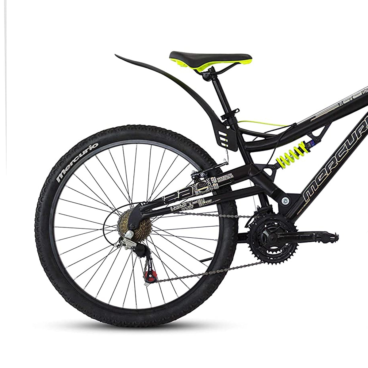 BICICLETA MERCURIO KAIZER RD.26 21V D/S NGO/VER/GRIS 20054 **
