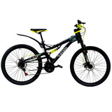 BICI MERCURIO THUNDER R26 21V DS NEGRO / VERDE 20054**